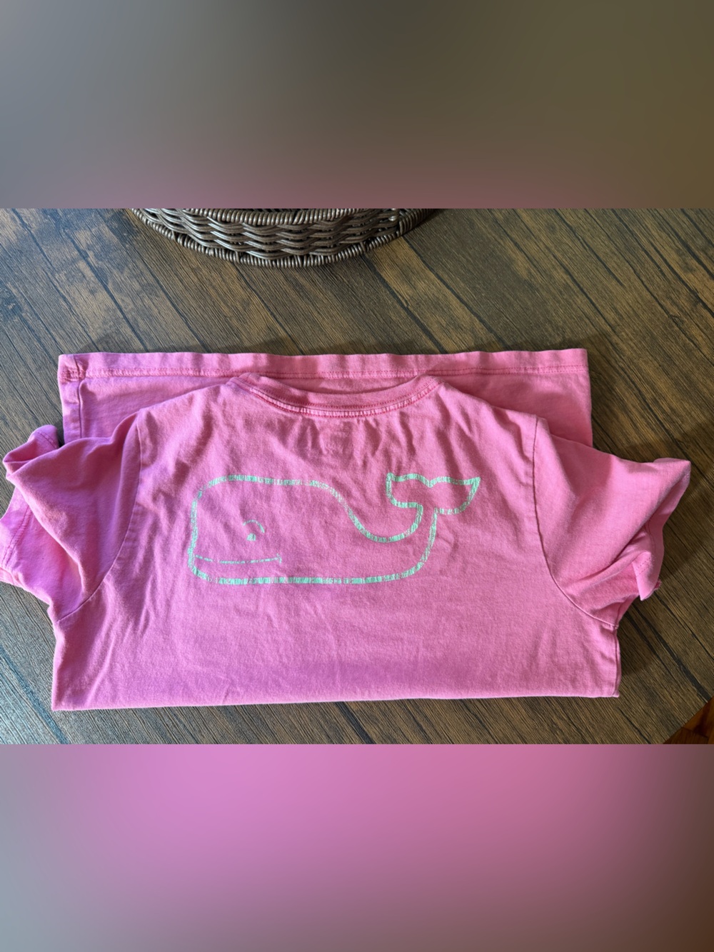 Vineyard vines Pink Kids Whale Graphic Tee
